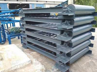 銷售皮帶輸送機費用帶防塵罩水平式膠帶運輸機